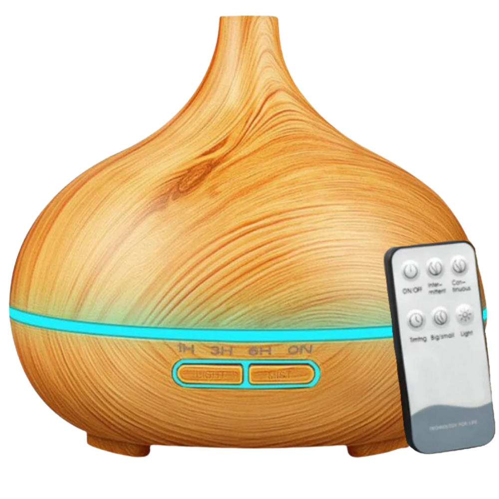 Difusor y humidificador de aceites esenciales - Ozerty