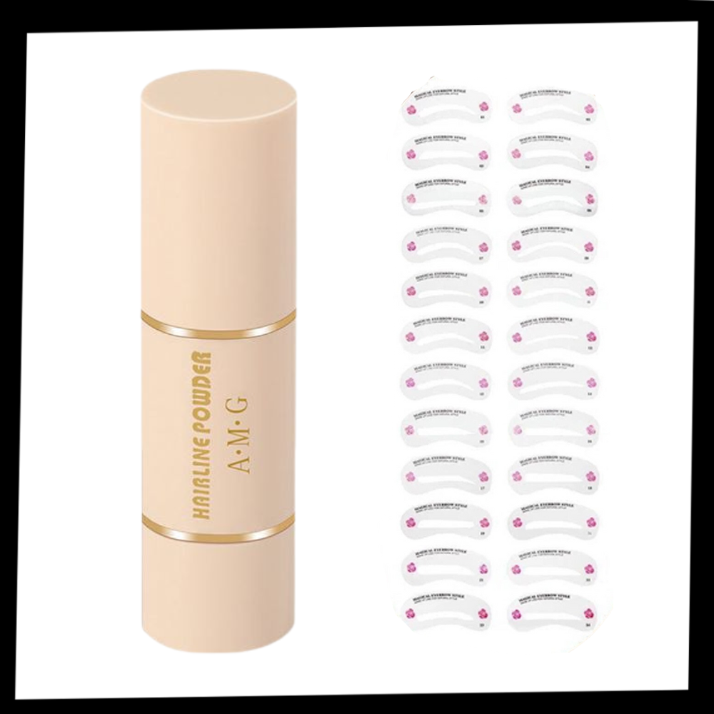 Kit de rotulador y plantilla para cejas - Ozerty