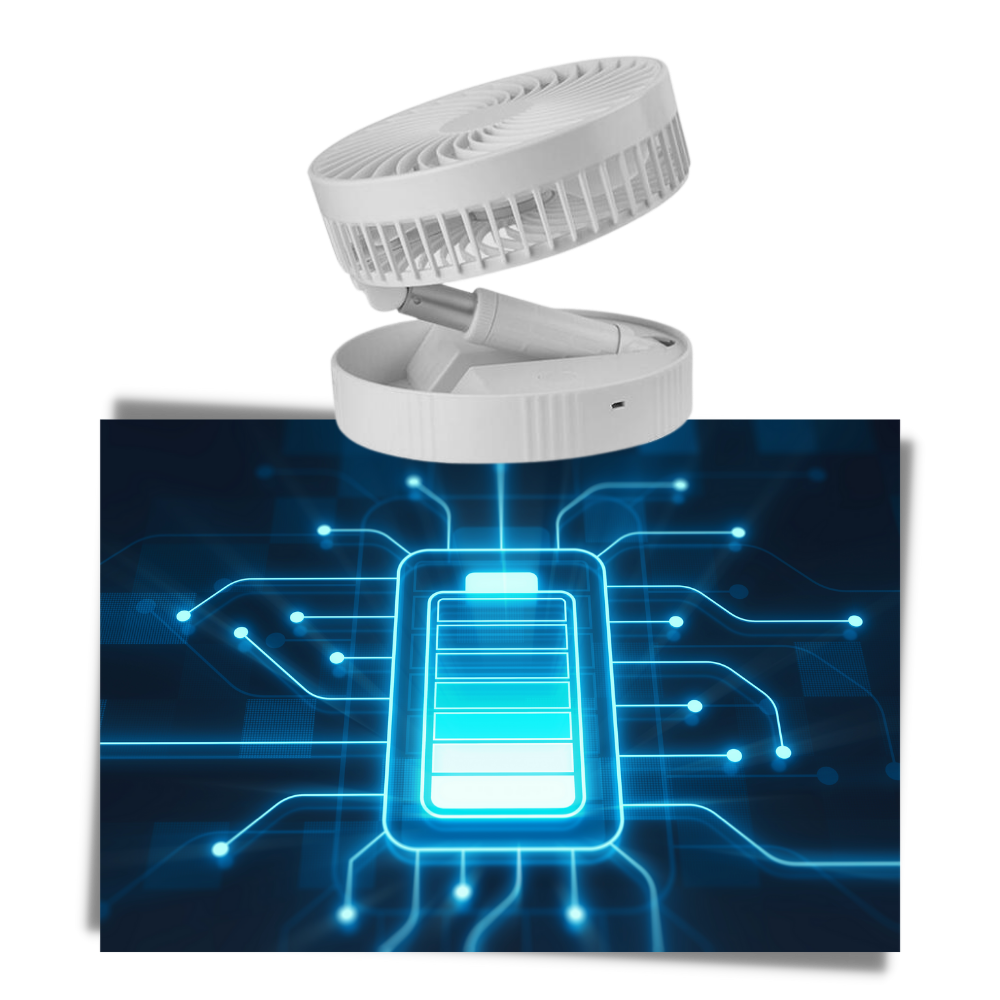 Ventilador USB plegable y portátil - Ozerty