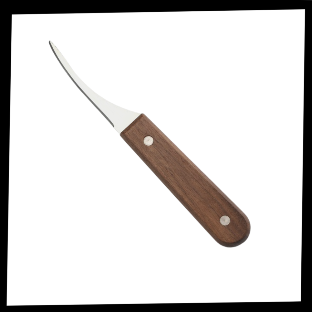 Cuchillo de acero inoxidable para pelar gambas - Ozerty