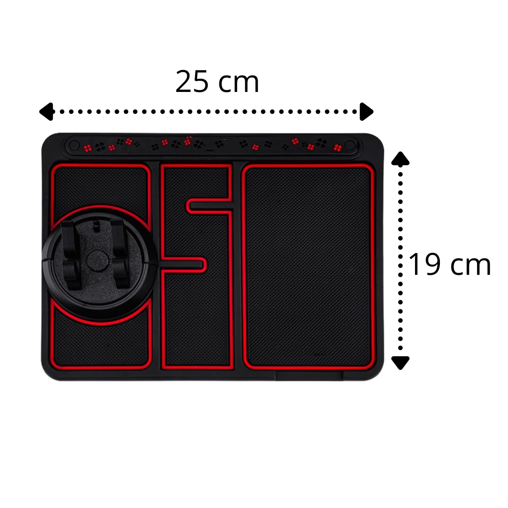 Almohadilla antideslizante y soporte de teléfono para el coche - Ozerty