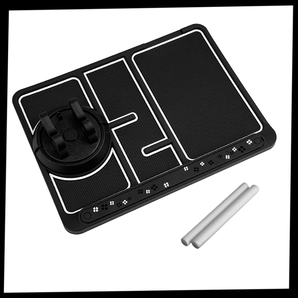 Almohadilla antideslizante y soporte de teléfono para el coche - Ozerty