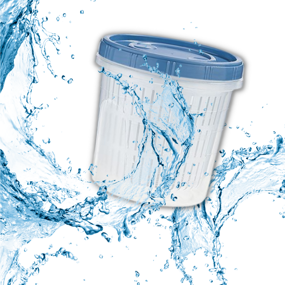 Recipiente apilable para alimentos con escurridor - Ozerty
