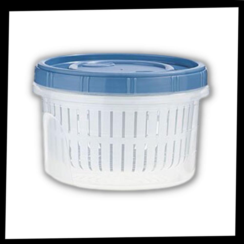 Recipiente apilable para alimentos con escurridor - Ozerty