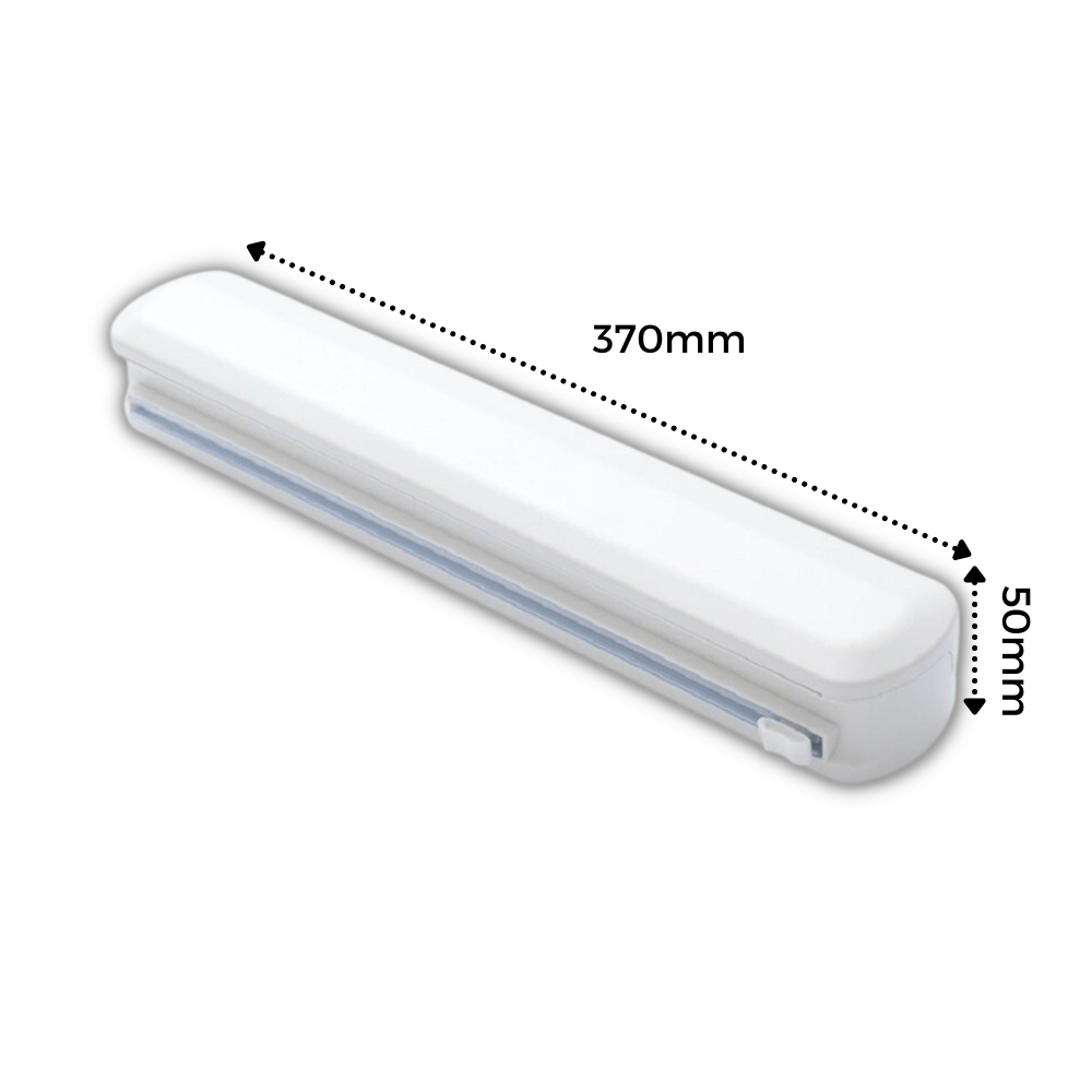 Dispensador y cortador de plástico para envolver alimentos - Ozerty