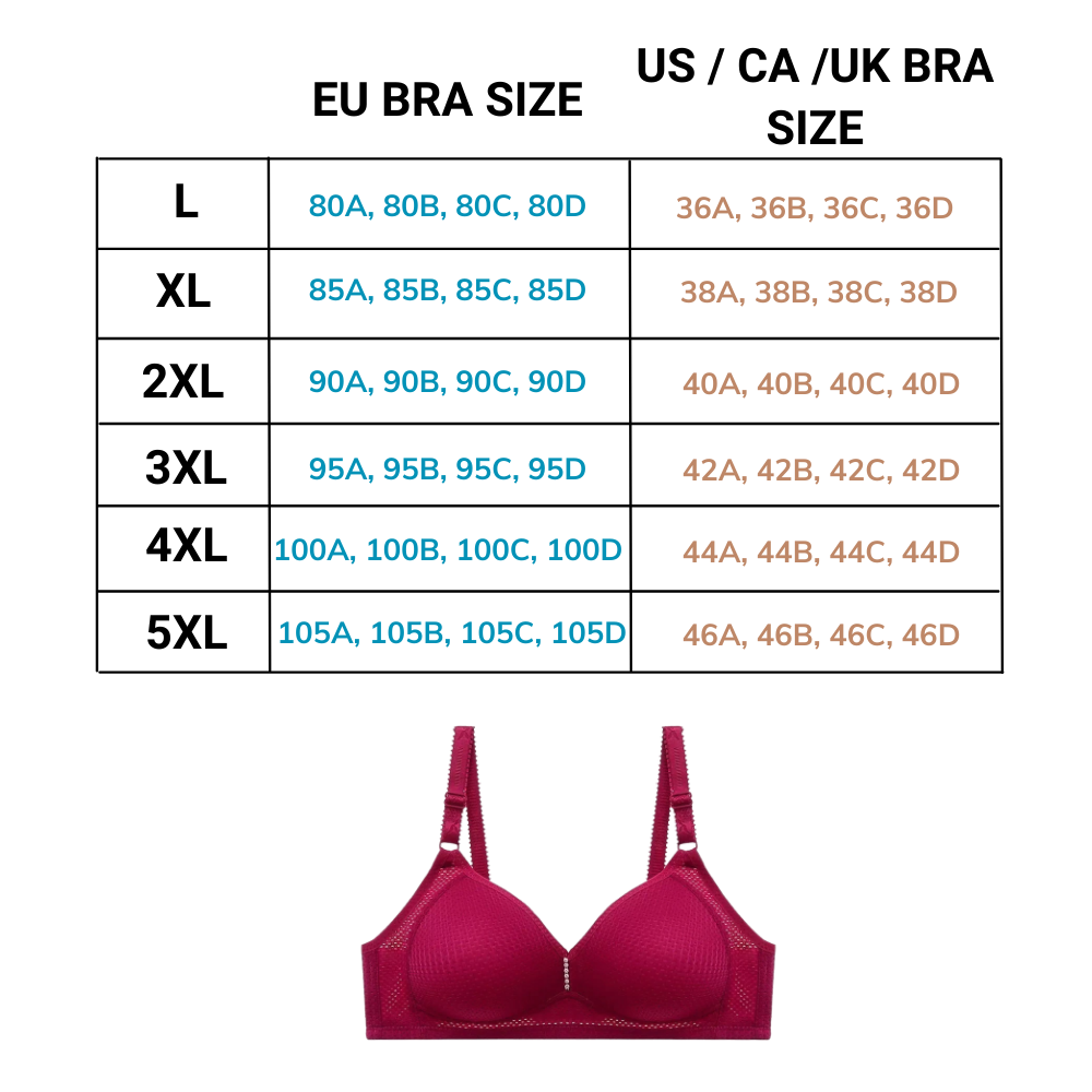 Cómodo sujetador sin aros - Ozerty