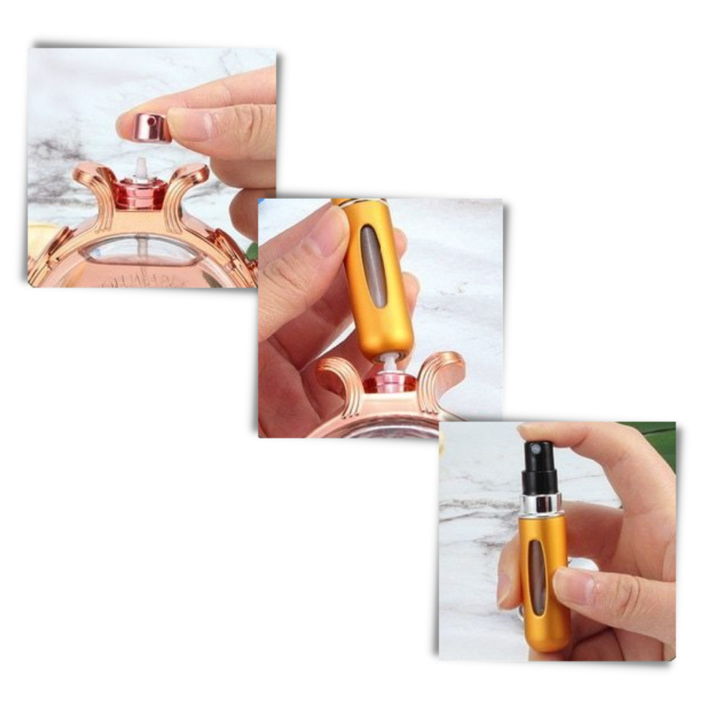 Paquete de 3 mini frascos de perfume recargables - Ozerty