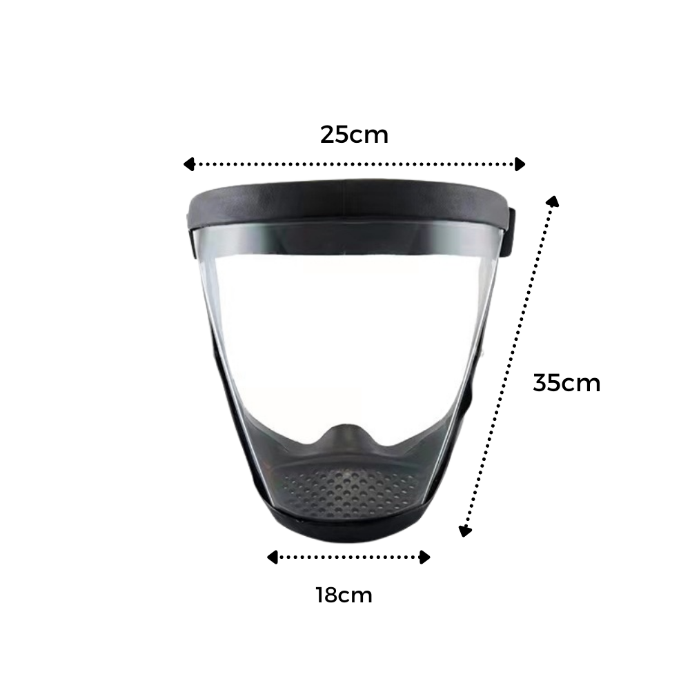 Pantalla protectora transparente para la cara - Ozerty