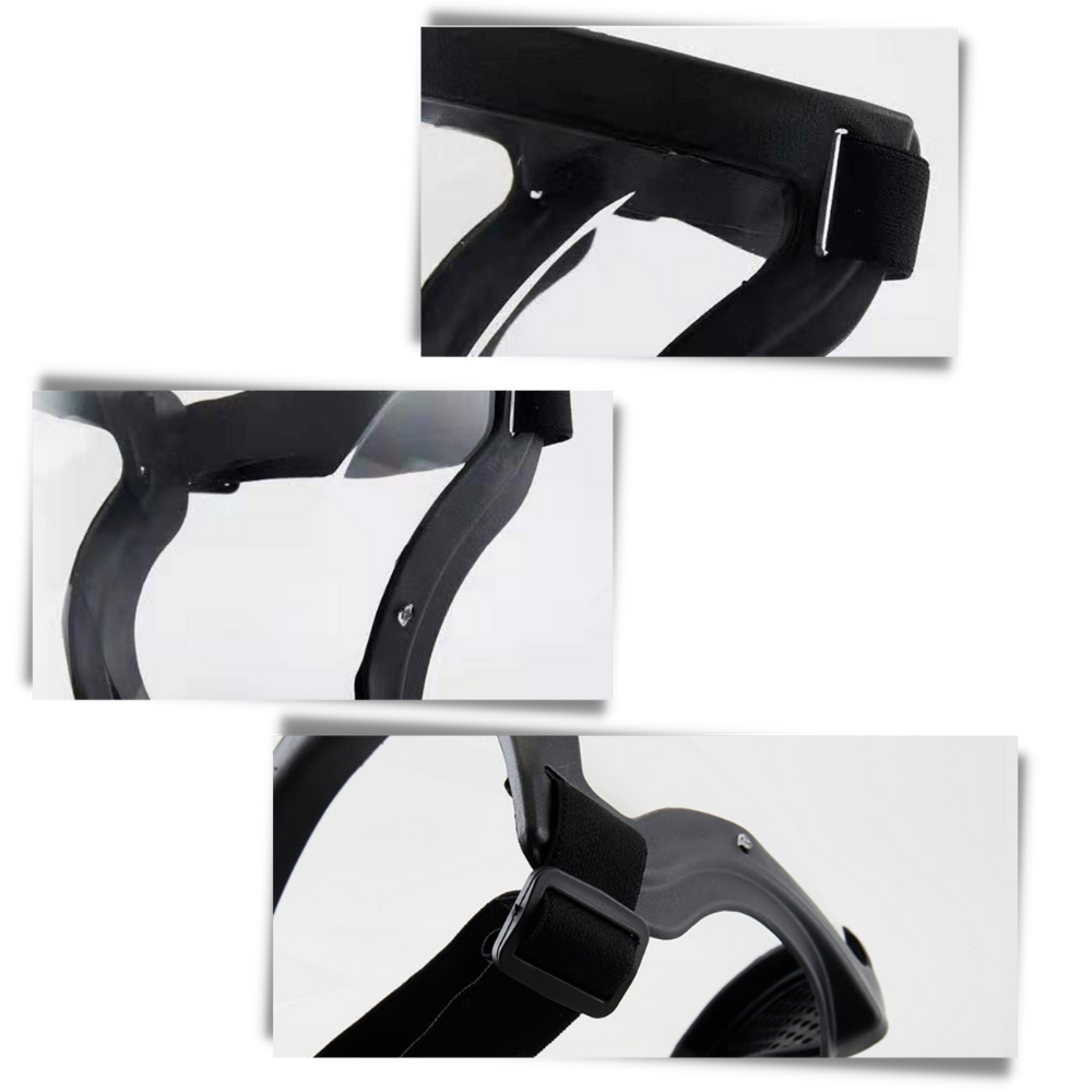 Pantalla protectora transparente para la cara - Ozerty