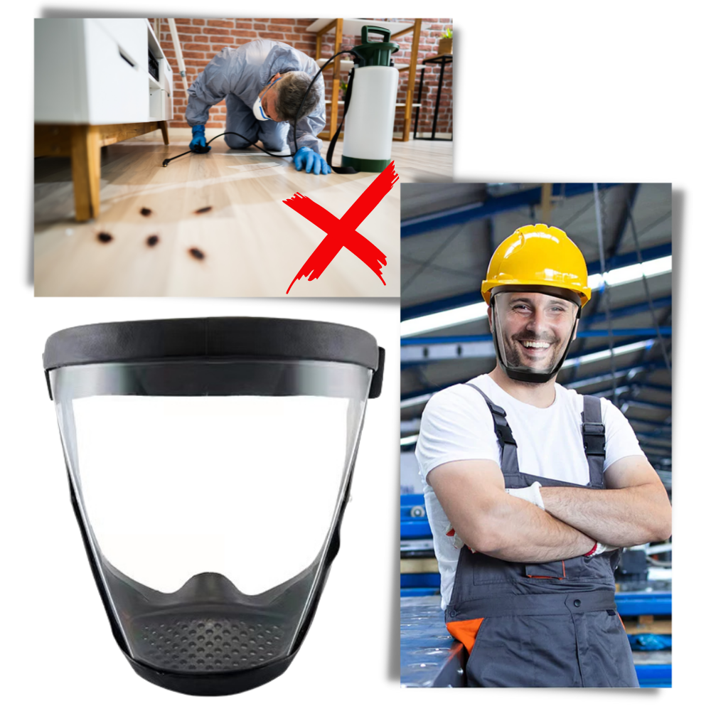 Pantalla protectora transparente para la cara - Ozerty