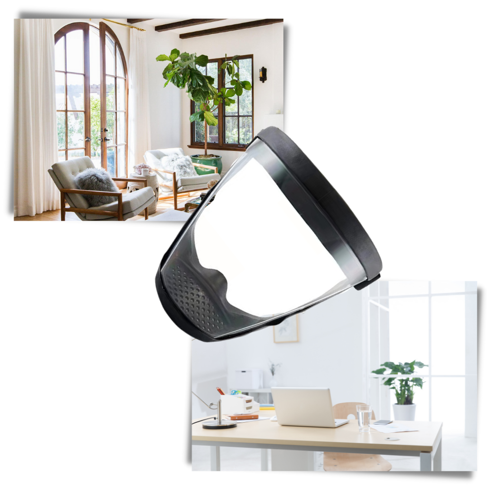 Pantalla protectora transparente para la cara - Ozerty