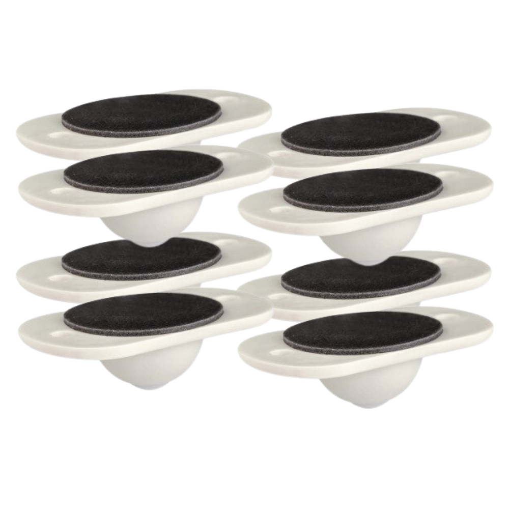 Rueda giratoria adhesiva para muebles - Ozerty
