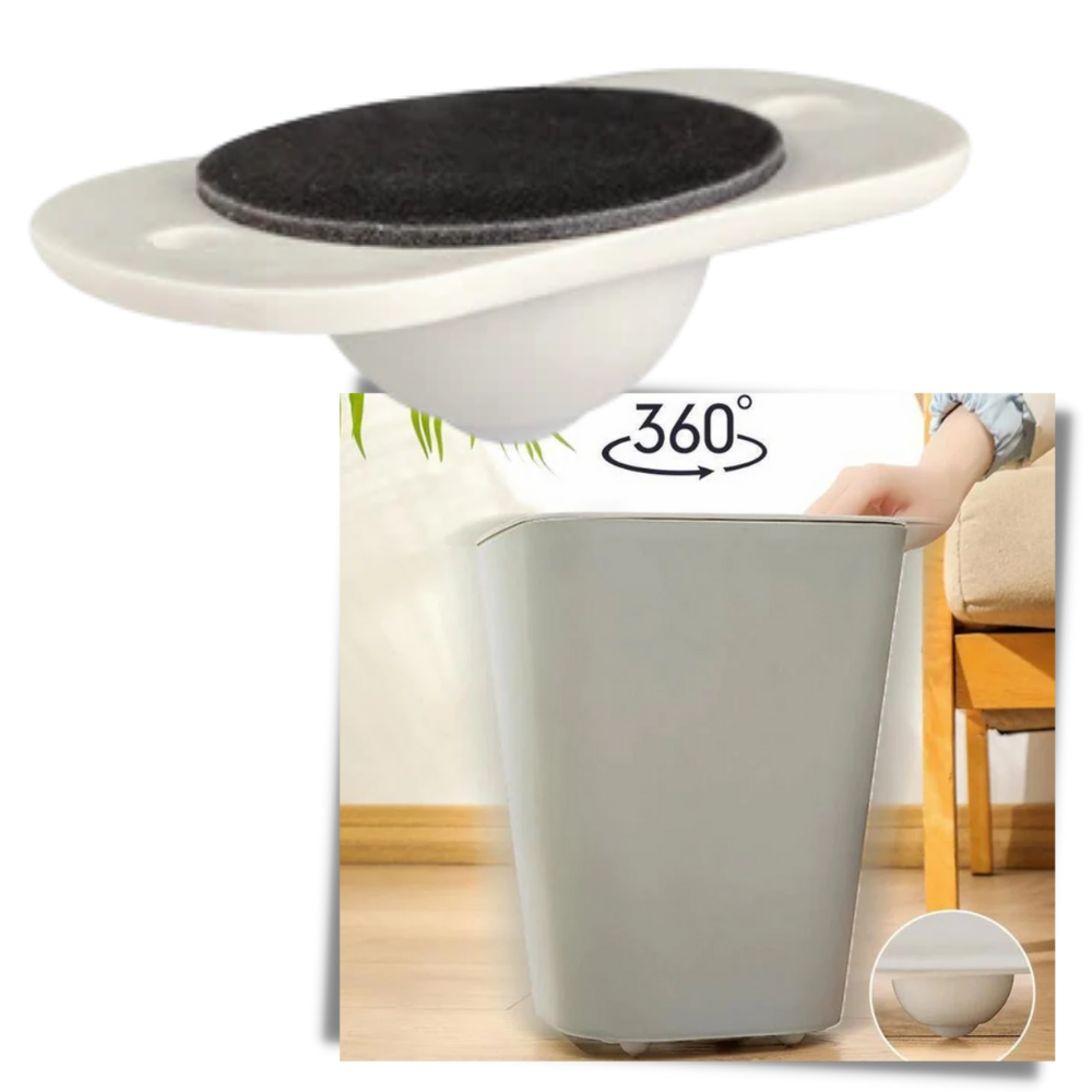 Rueda giratoria adhesiva para muebles - Ozerty