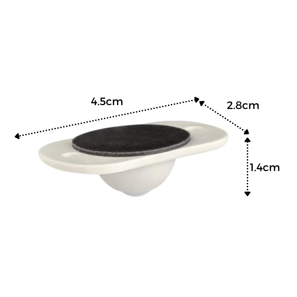 Rueda giratoria adhesiva para muebles - Ozerty