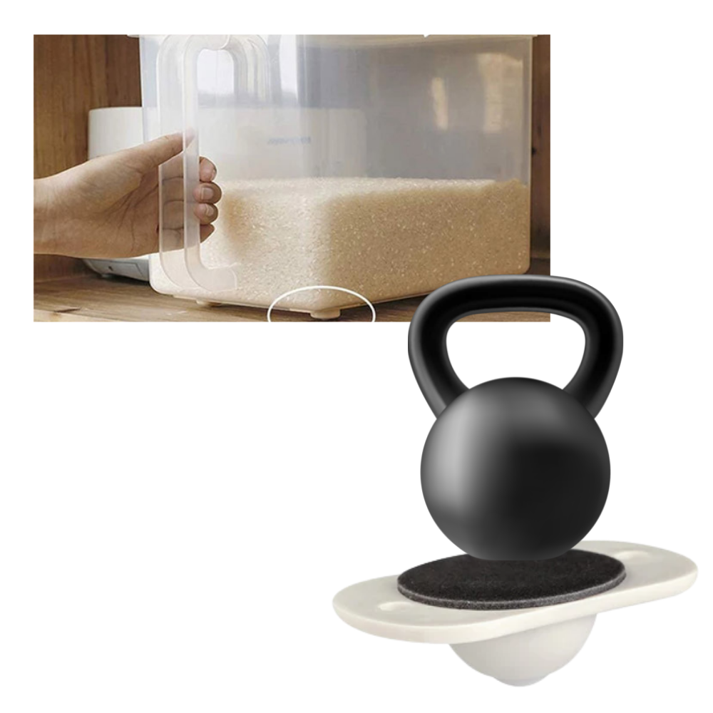 Rueda giratoria adhesiva para muebles - Ozerty