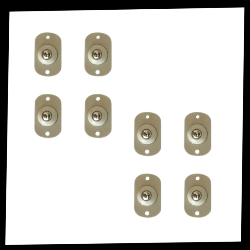 Rueda giratoria adhesiva para muebles - Ozerty