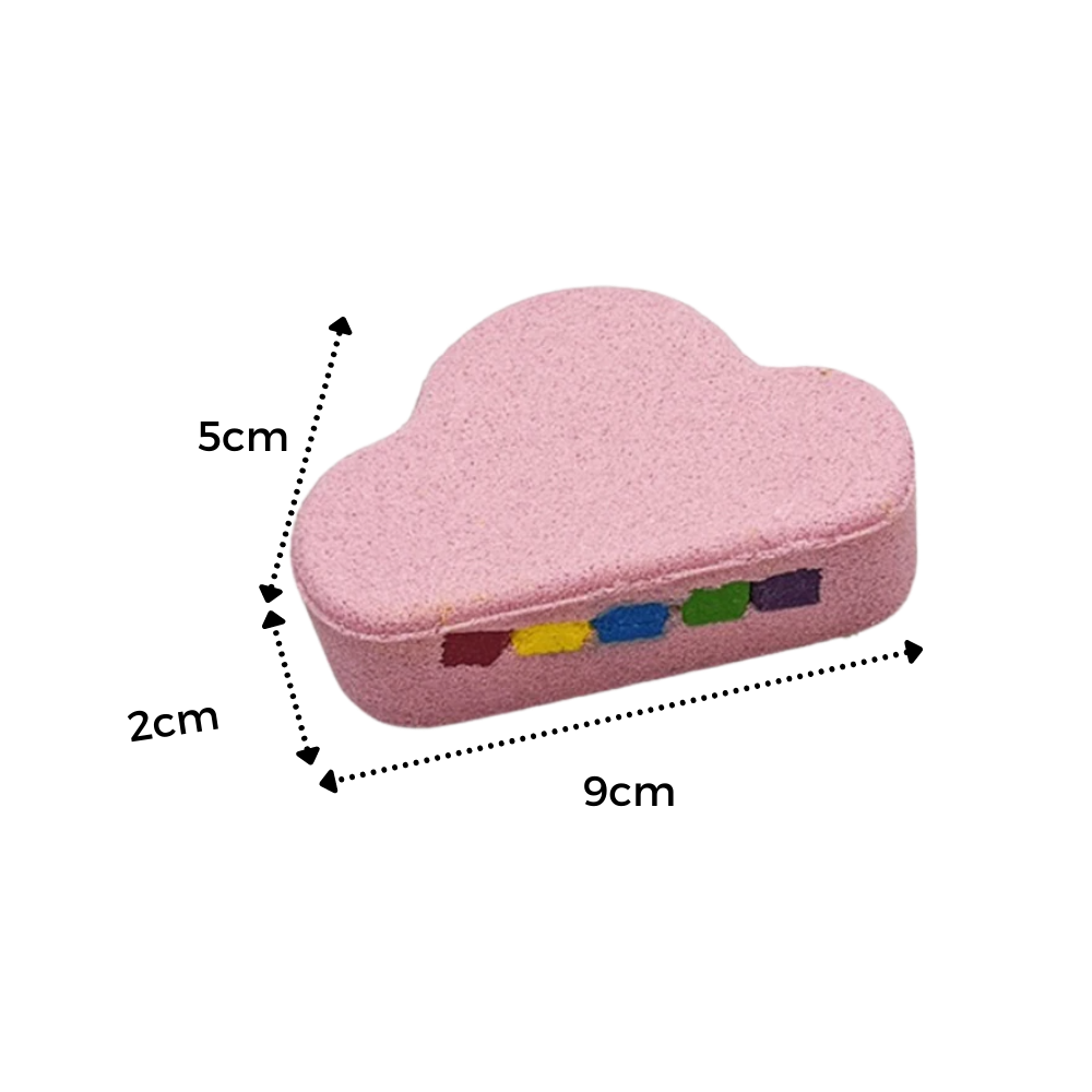 Bomba de baño de sal marina de colores - Ozerty