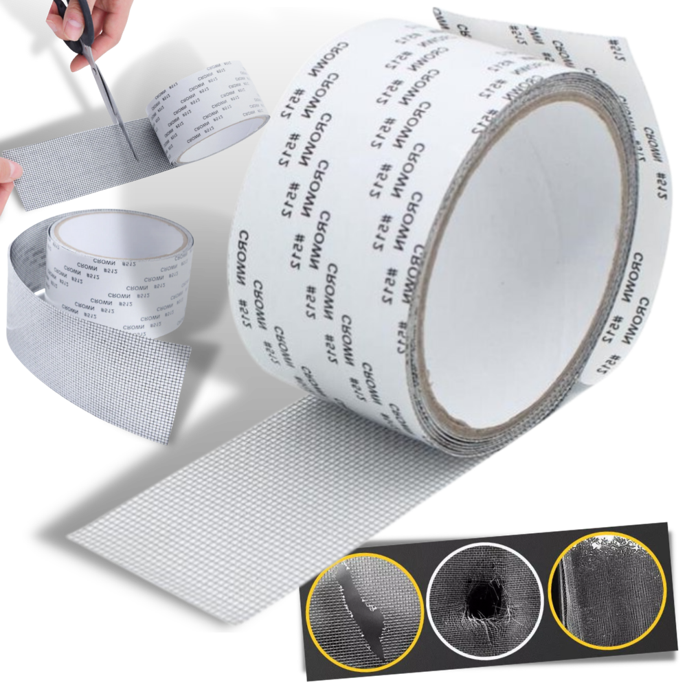 Cinta de reparación de mosquiteras y mallas - Ozerty