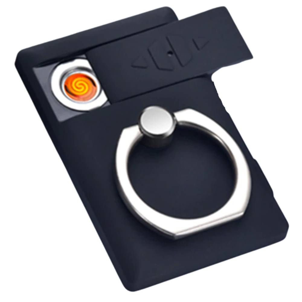 Anillo para móvil con encendedor