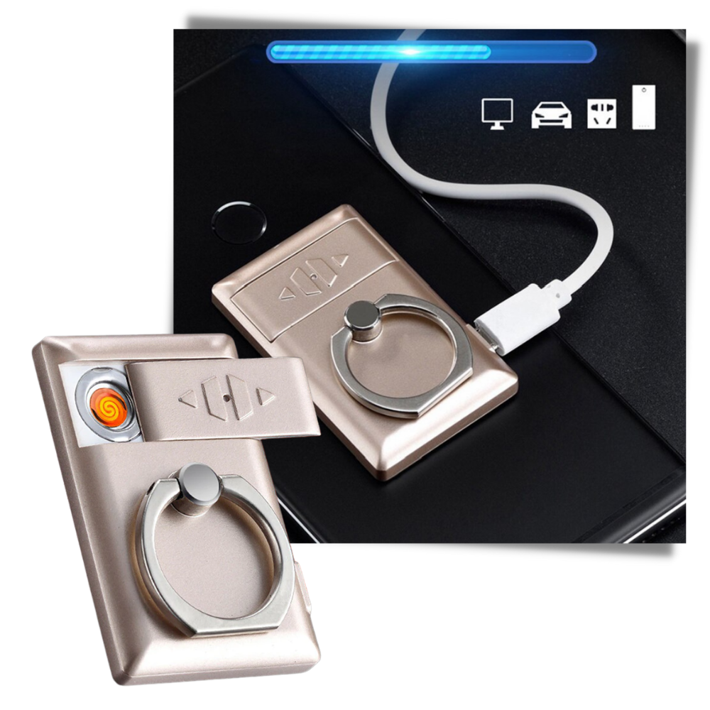 Anillo de teléfono con mechero - Ozerty