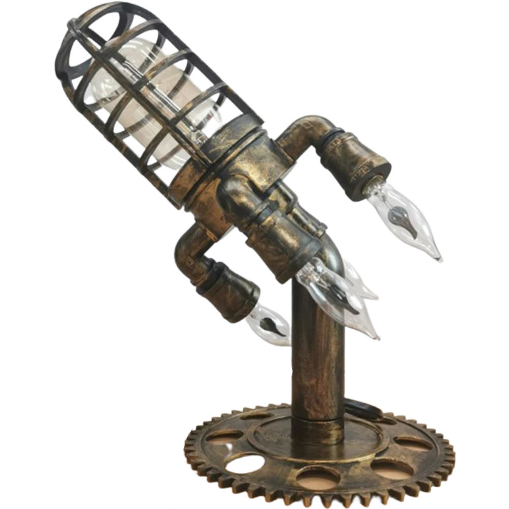 Lámpara LED en forma de cohete - Ozerty