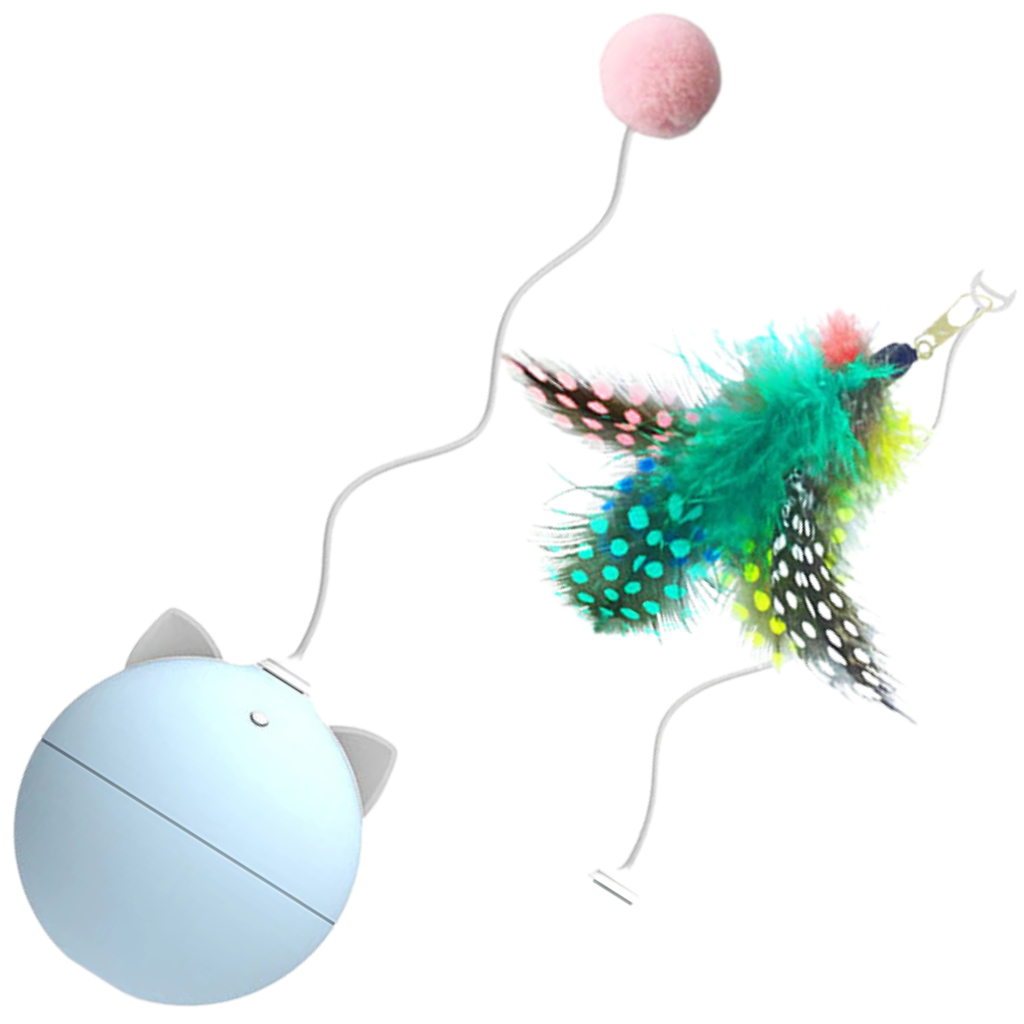 Pelota de juguete para gatos con función de giro automático - Ozerty