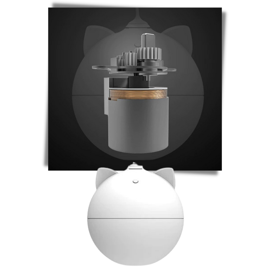 Pelota de juguete para gatos con función de giro automático - Ozerty
