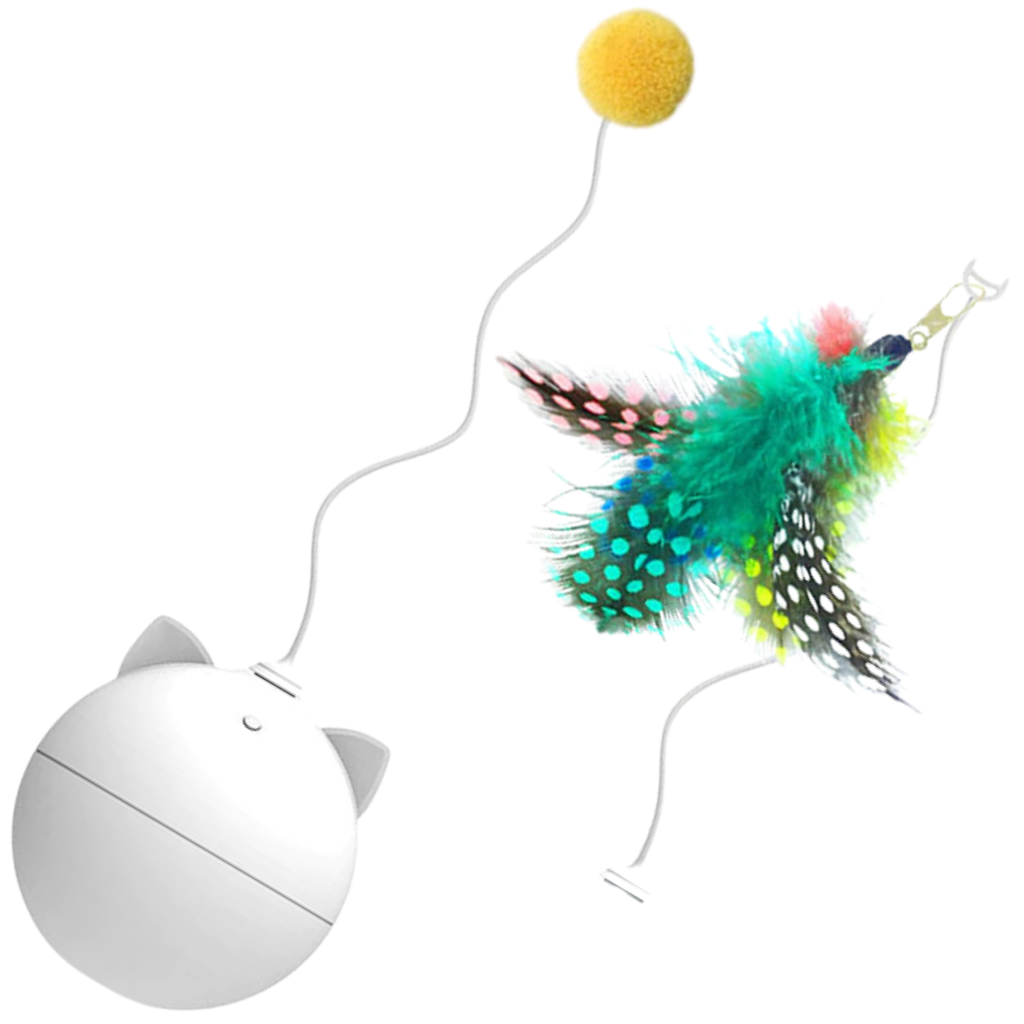 Pelota de juguete para gatos con función de giro automático - Ozerty
