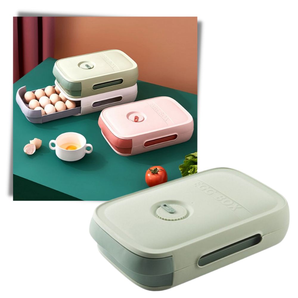 Caja de almacenamiento de huevos tipo cajón - Ozerty