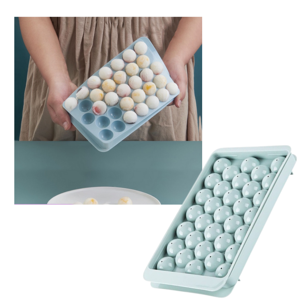 Juego de moldes redondos para cubitos de hielo - Ozerty