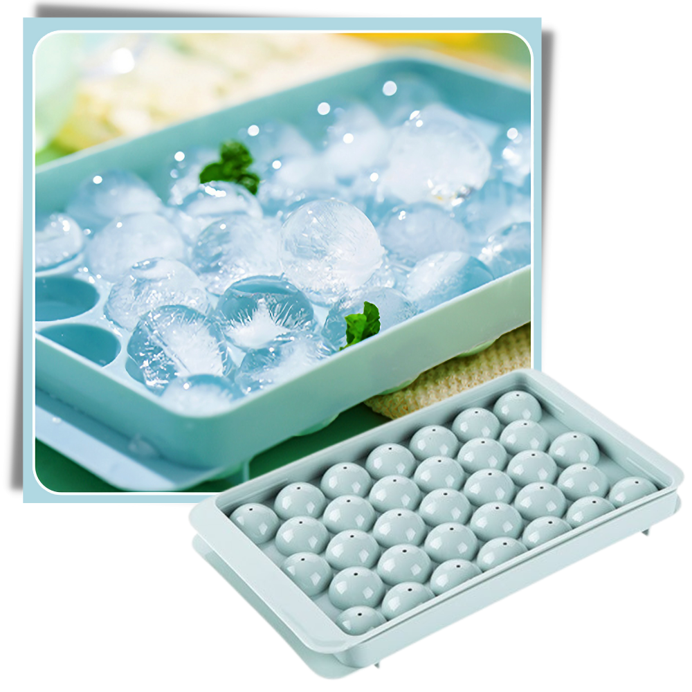 Juego de moldes redondos para cubitos de hielo - Ozerty