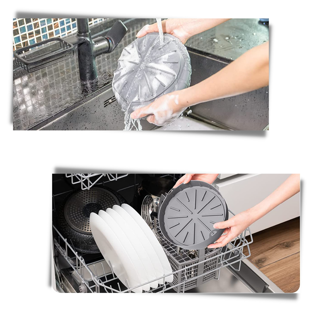 Sartén de silicona reutilizable para freidora de aire - Ozerty