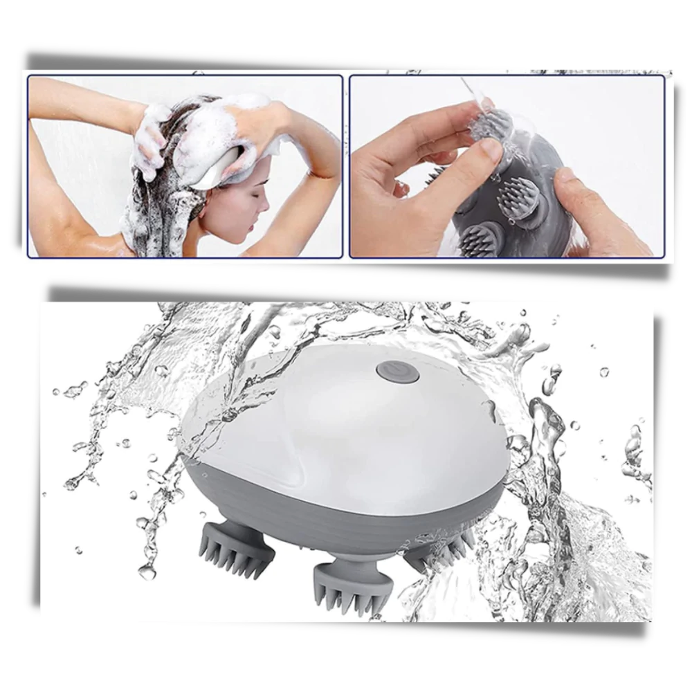 Masajeador vibrante para el cuero cabelludo - Ozerty