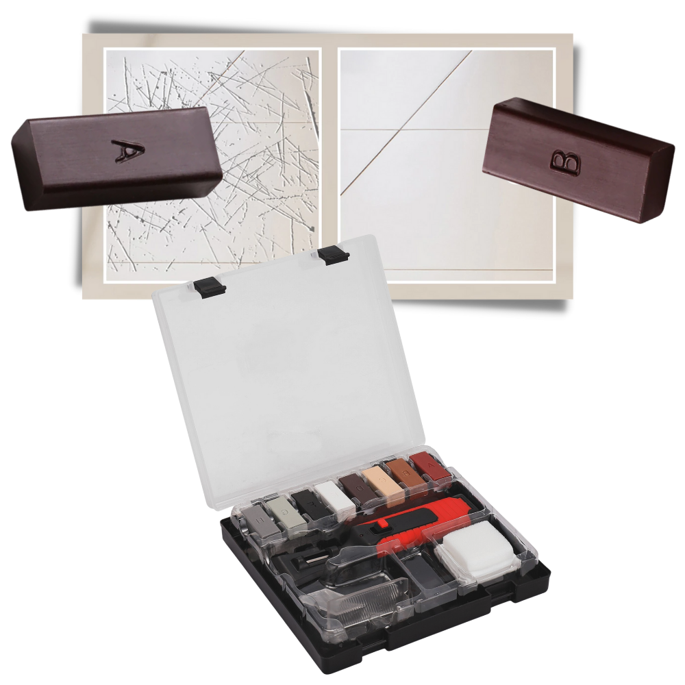 Juego de herramientas para reparar baldosas cerámicas - Ozerty