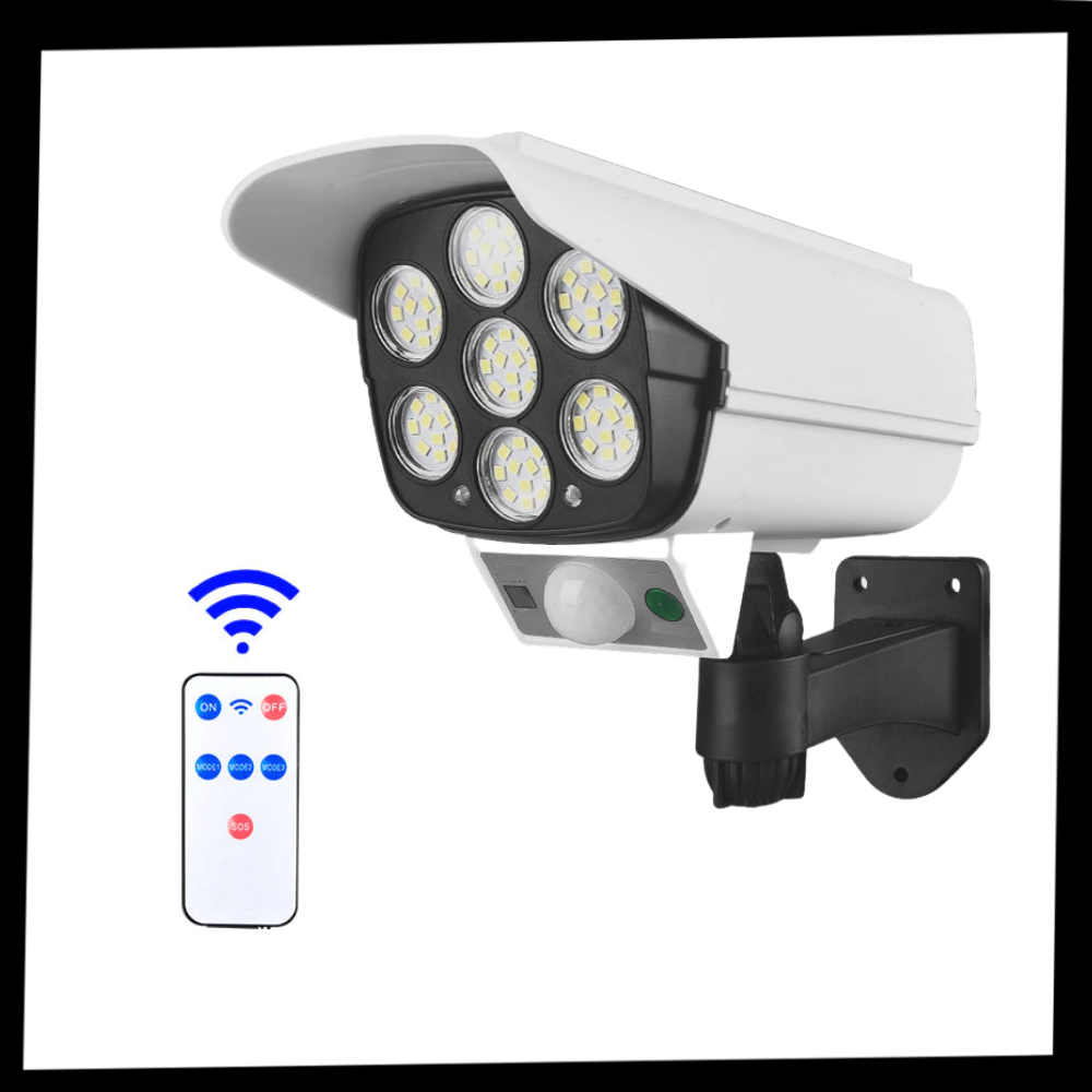 Lámpara led con sensor de movimiento solar - Ozerty