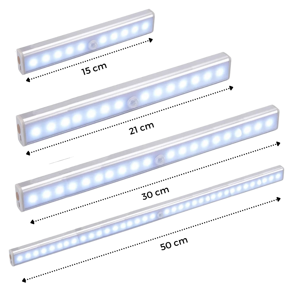 Luz led con sensor de movimiento magnético - Ozerty