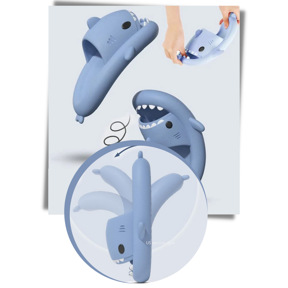 Chanclas de playa tiburón - Ozerty