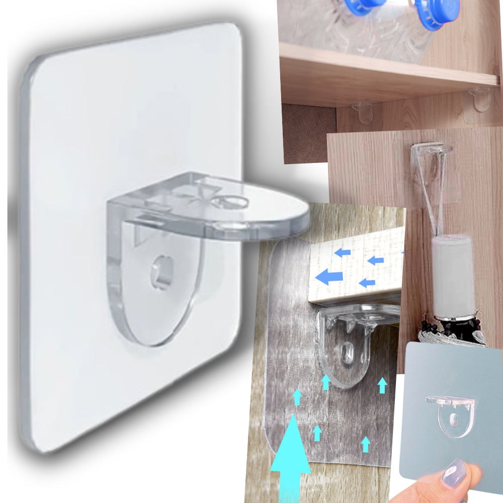 Soportes adhesivos para baldas - Ozerty