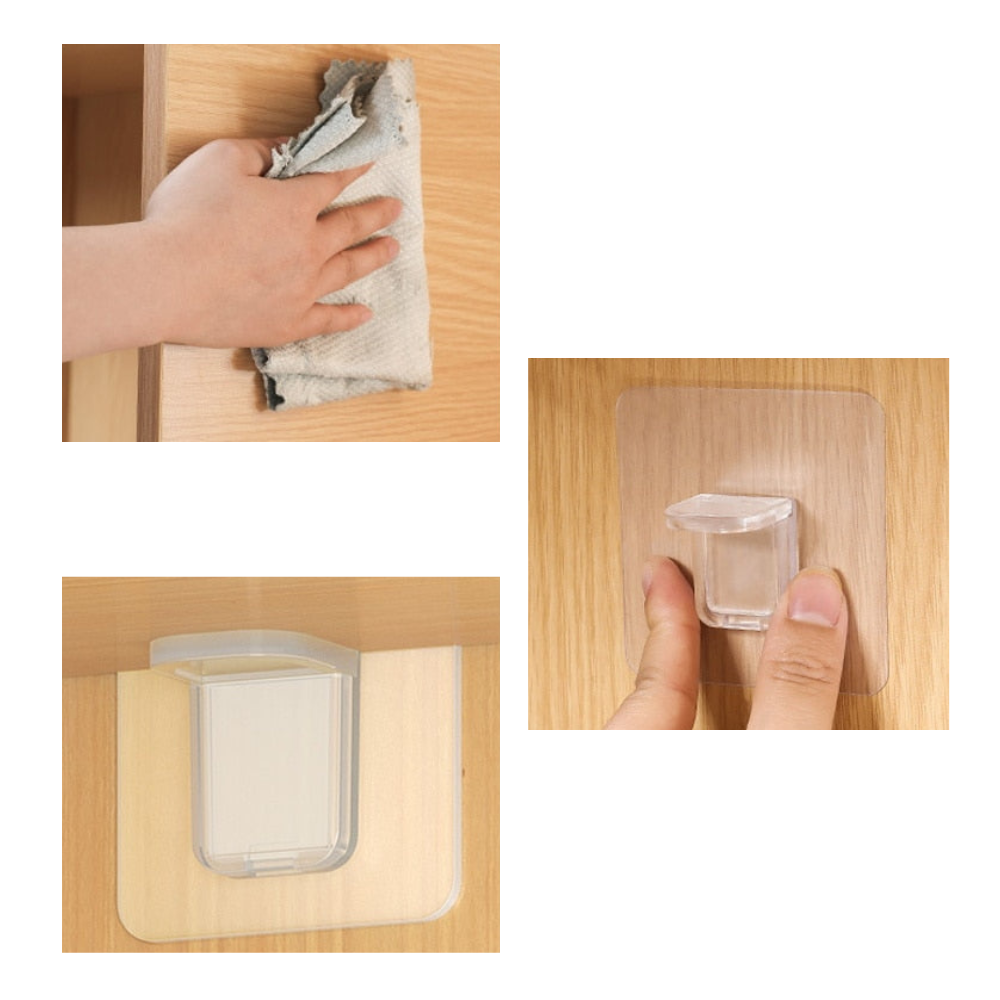 Soportes adhesivos para baldas - Ozerty