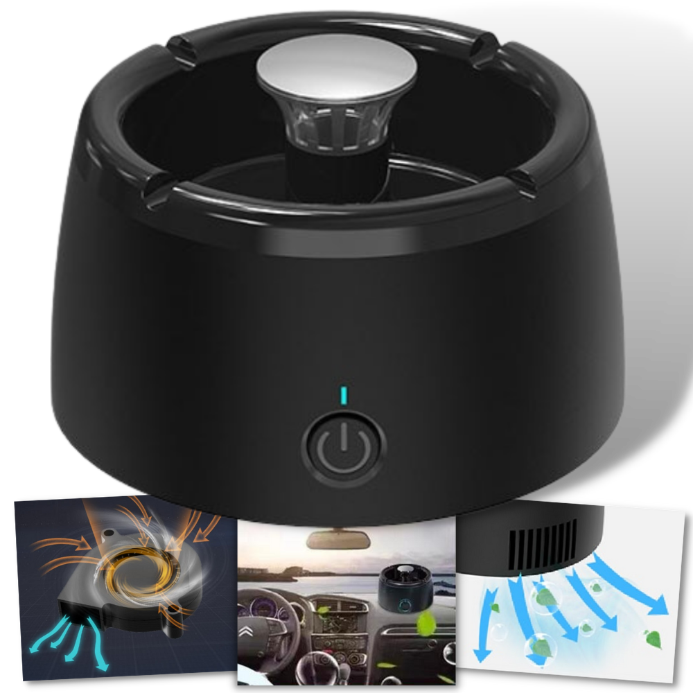 Cenicero inteligente para eliminar el humo - Ozerty