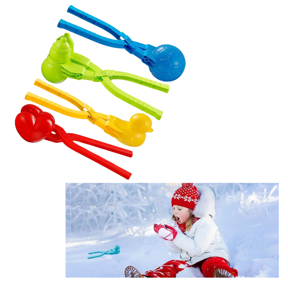 Pack de 4 máquinas de hacer bolas de nieve - Ozerty