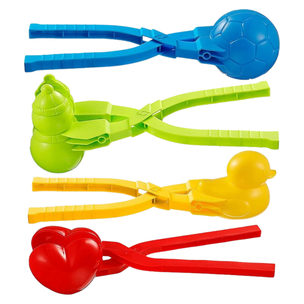 Pack de 4 máquinas de hacer bolas de nieve - Ozerty