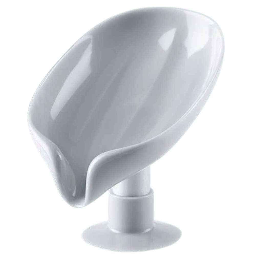 Jabonera en forma de hoja con desagüe - Ozerty