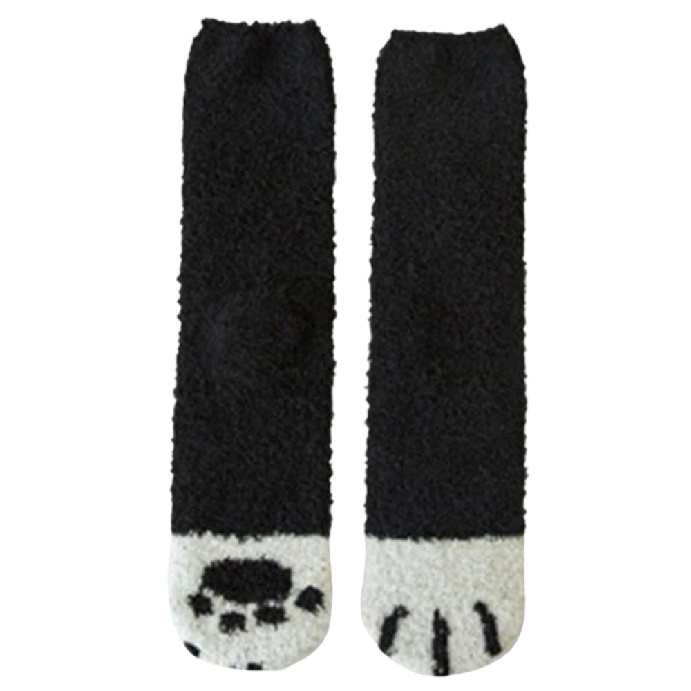 Calcetines de invierno patitas de gato