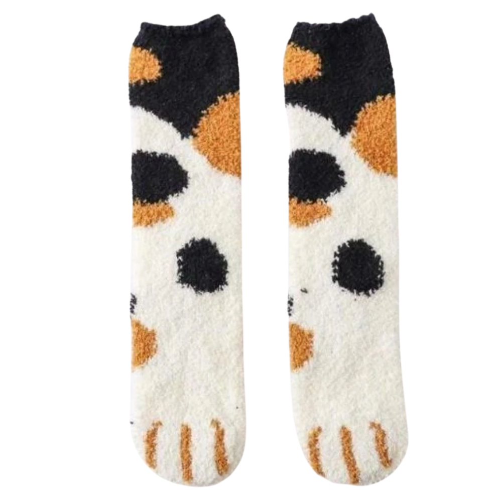 Calcetines de invierno patitas de gato