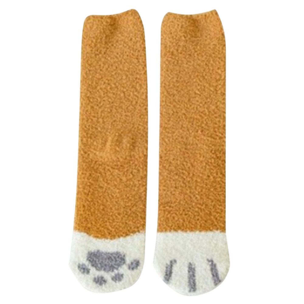 Calcetines de invierno patitas de gato