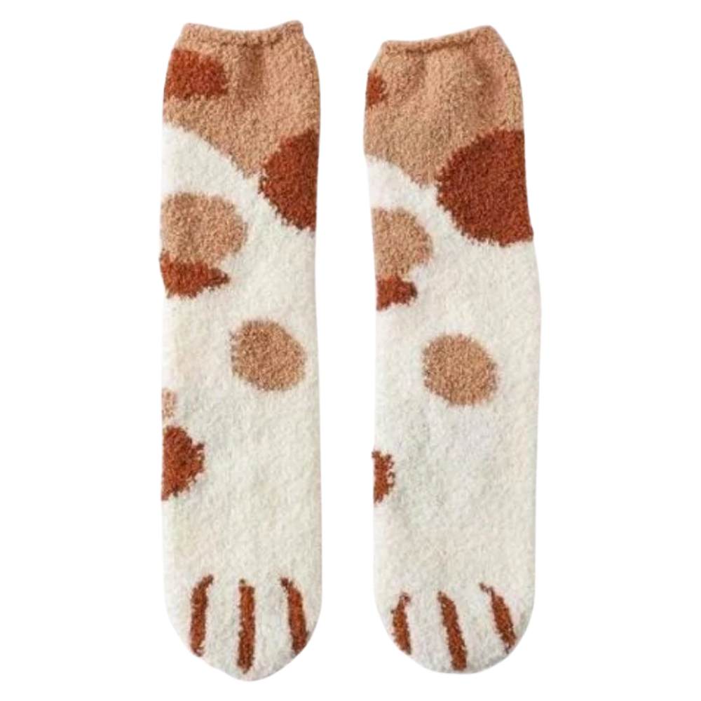 Calcetines de invierno patitas de gato