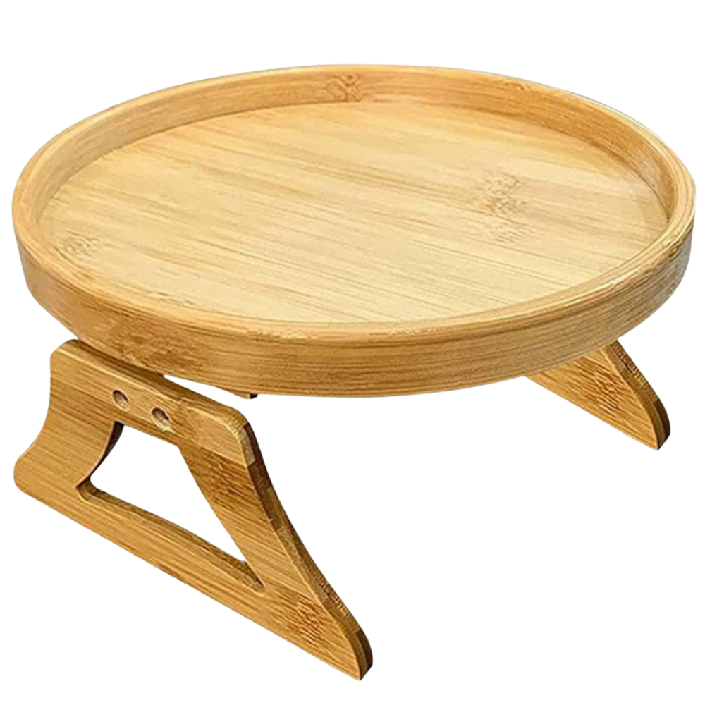 Mesa de madera plegable con reposabrazos - Ozerty