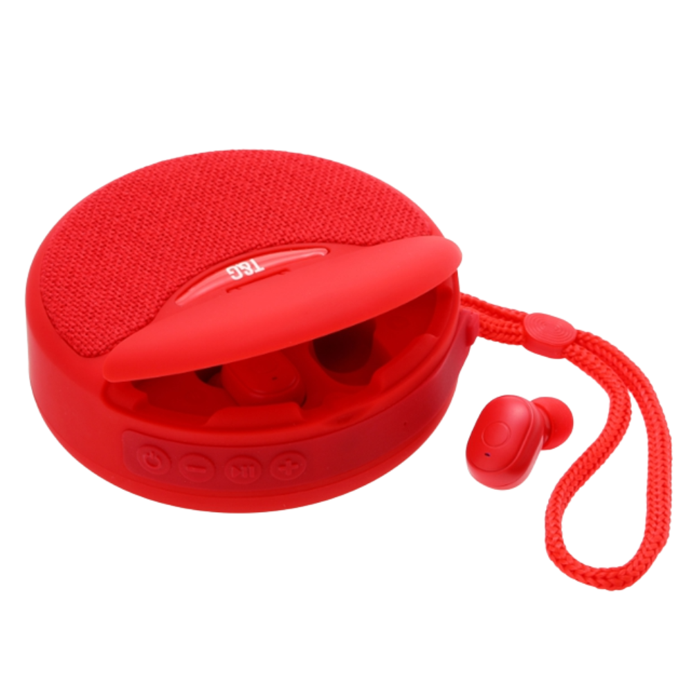 Altavoz bluetooth inalámbrico con auriculares