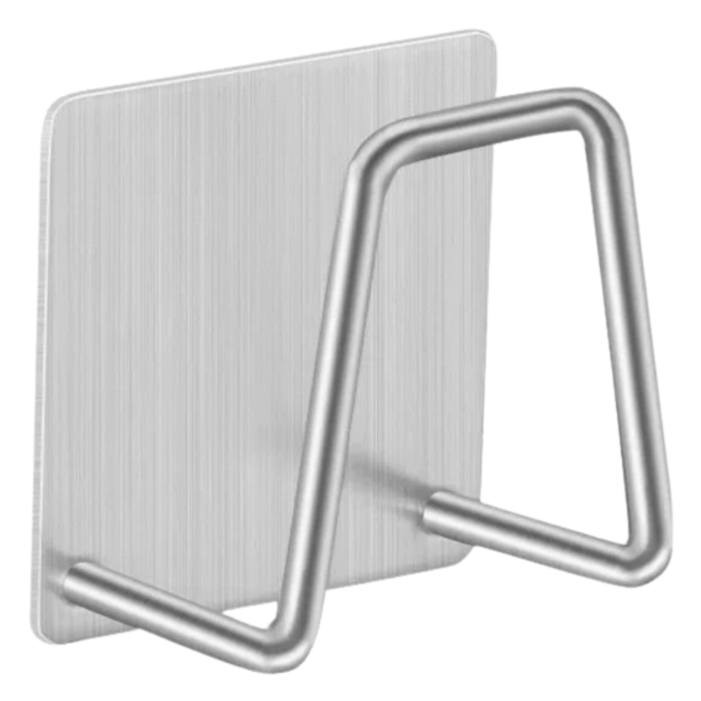 Paquete de 2 portaesponjas de acero inoxidable - Ozerty